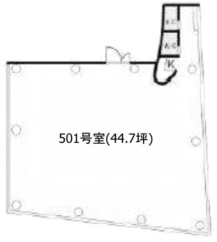 中野サンブライトアネックス501 間取り図