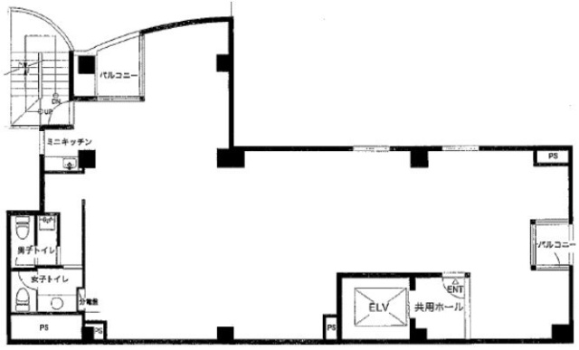 新橋フォディアビル6F 間取り図
