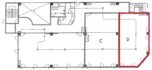 第2稲毛海岸ニイクラビルD 間取り図