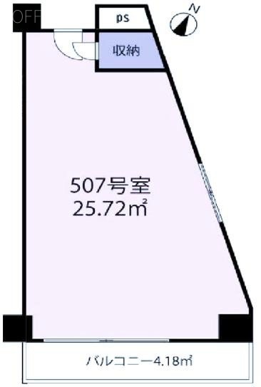 オリエント池袋ビル507 間取り図