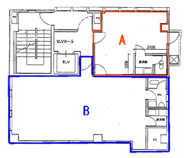 神田錦町ビルA 間取り図