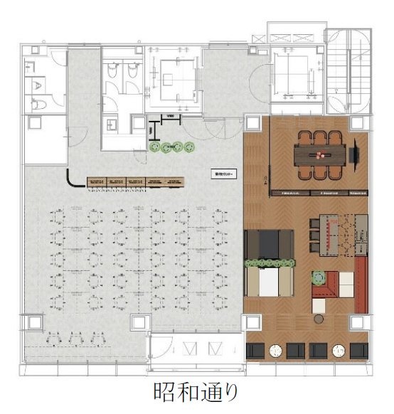 合人社江戸日本橋ビル5F 間取り図