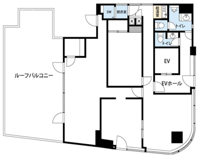 スタッフハウスビル4F 間取り図