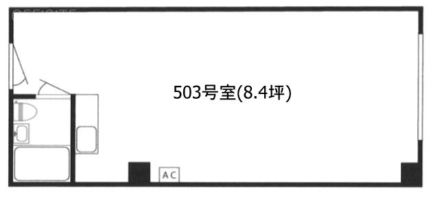 稲毛屋ビル503 間取り図