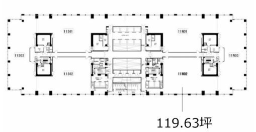 明治安田生命ビル(丸の内MYプラザ)10F 間取り図