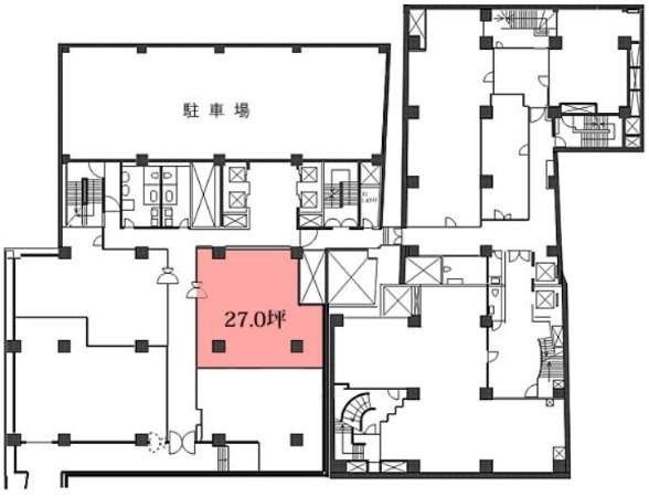 新虎ノ門実業会館(新館)B2F 間取り図