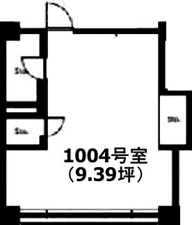 岡崎ビル1004 間取り図