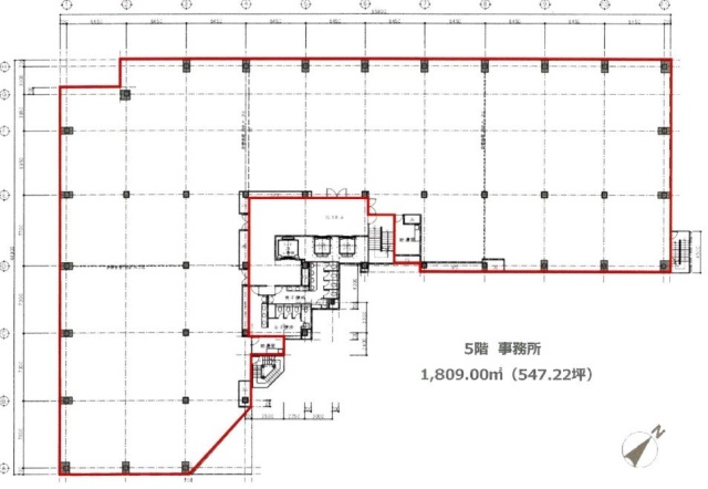 Daiwa月島ビル5F 間取り図