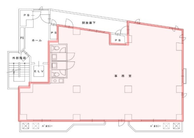代々木パレスビル3F 間取り図