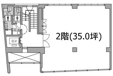サンブリヂ小川町ビル2F 間取り図