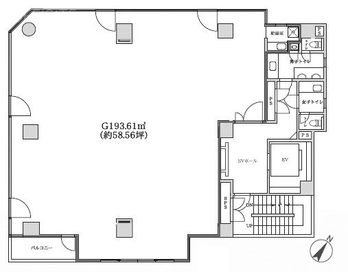 ザ・パークレックス新川6F 間取り図