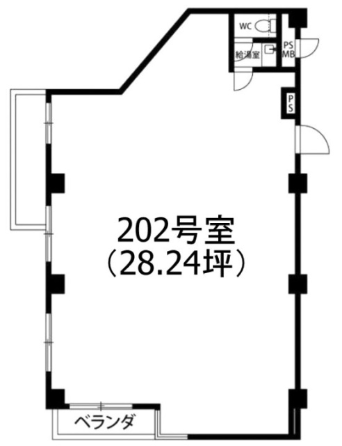 TYKビル202 間取り図
