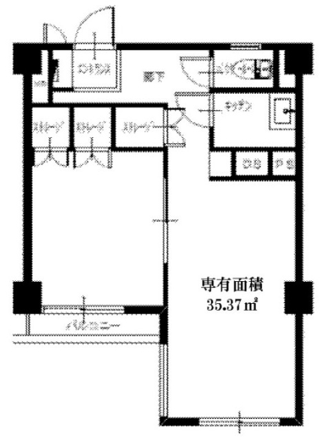 316青山505 間取り図
