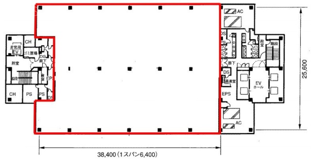 東京都健康プラザ(ハイジア)12F 間取り図