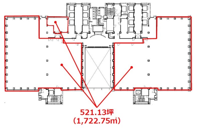 新宿マインズタワー25F 間取り図