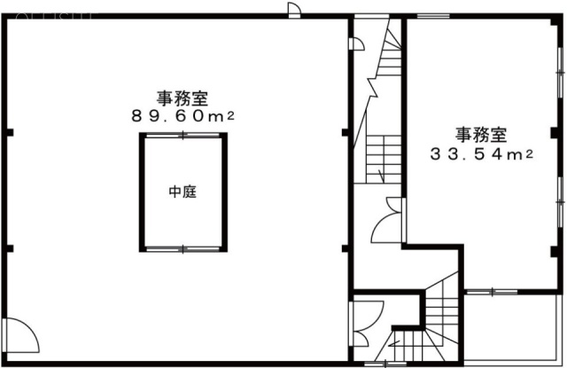 若草ビルA館4F 間取り図