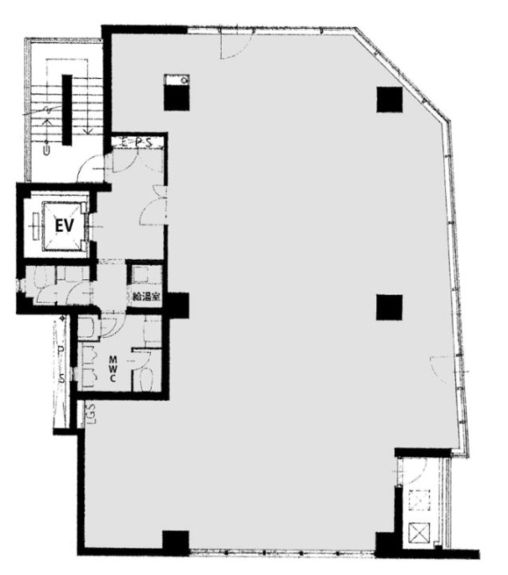 銀座3丁目ビル6F 間取り図