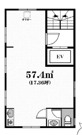TB目白ビル3F 間取り図