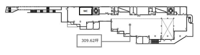 ヤマトインターナショナルビル6F 間取り図