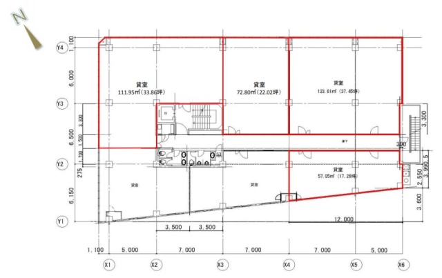 井門美竹ビル2F 間取り図