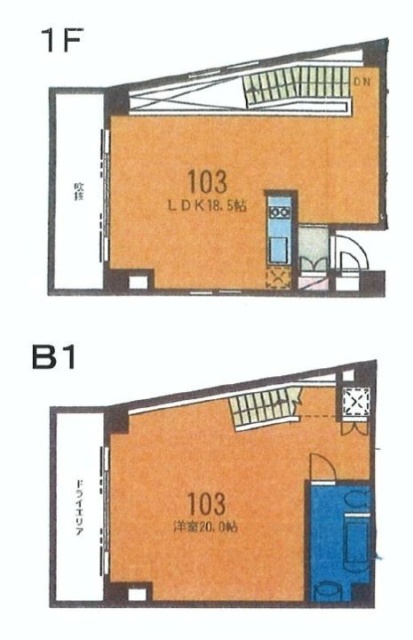 K’s Apartment103 間取り図