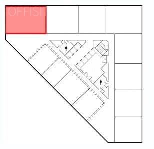新宿第一生命ビル10F 間取り図