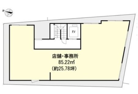 FABRIC千川ビル1F 間取り図