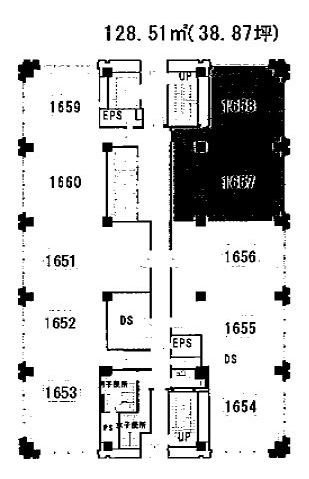 有楽町電気ビル南館16F 間取り図