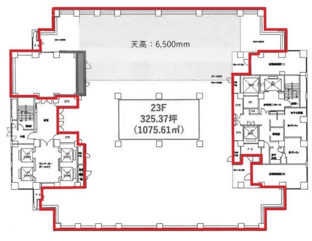 スフィアタワー天王洲23F 間取り図