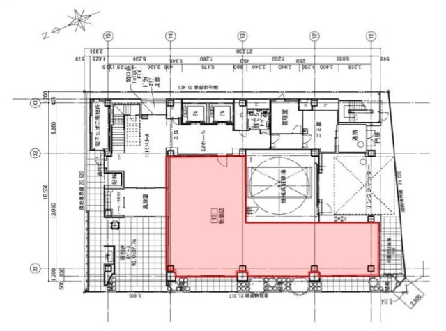 (仮)立川市曙町2丁目菊屋ビル1F 間取り図