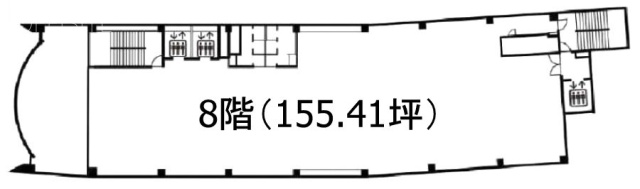 コロンブスビル8F 間取り図