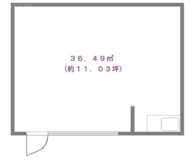 タッカービル1F 間取り図