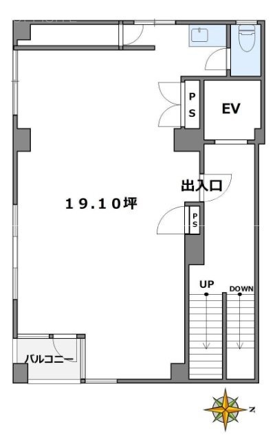 エスティビル小石川8F 間取り図