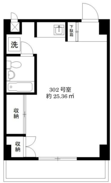 協和ビル302 間取り図
