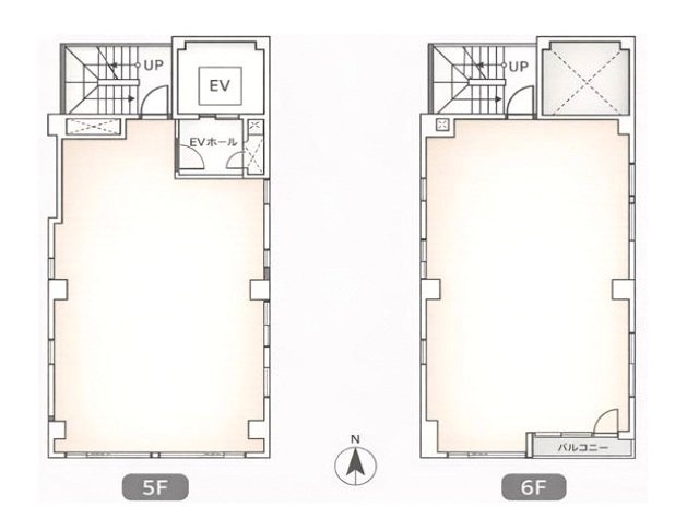 HARONビル5F~6F 間取り図