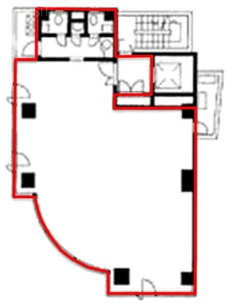 井門九段下ビル7F 間取り図