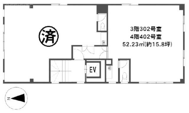 アイエムビル402 間取り図