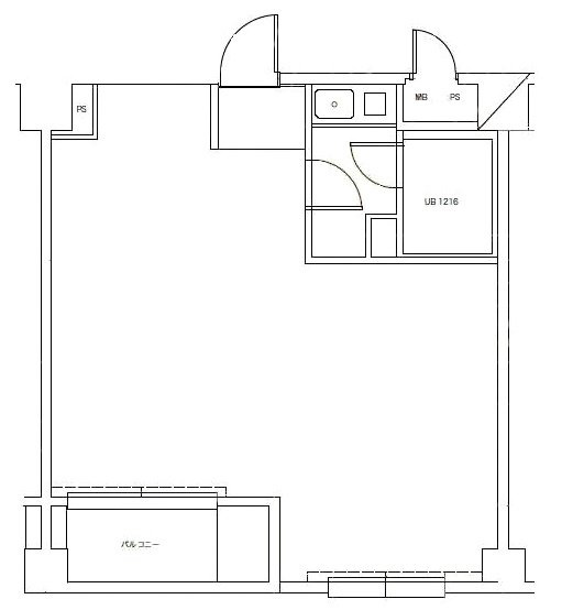 DUO西新宿1008 間取り図