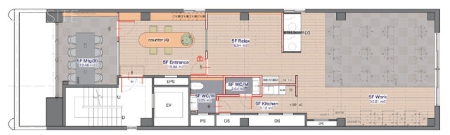 ユースクエア新橋5F 間取り図