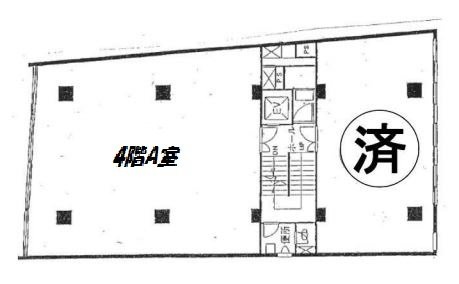 東都赤坂ビルA 間取り図