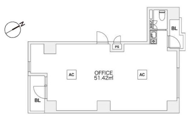 エスペランサ神田小川町5F 間取り図