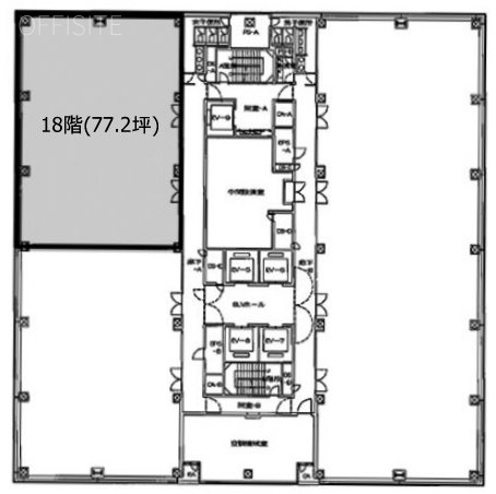 新宿グリーンタワー18F 間取り図