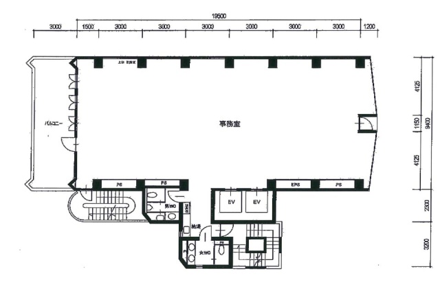 オーイズミ六本木4F 間取り図