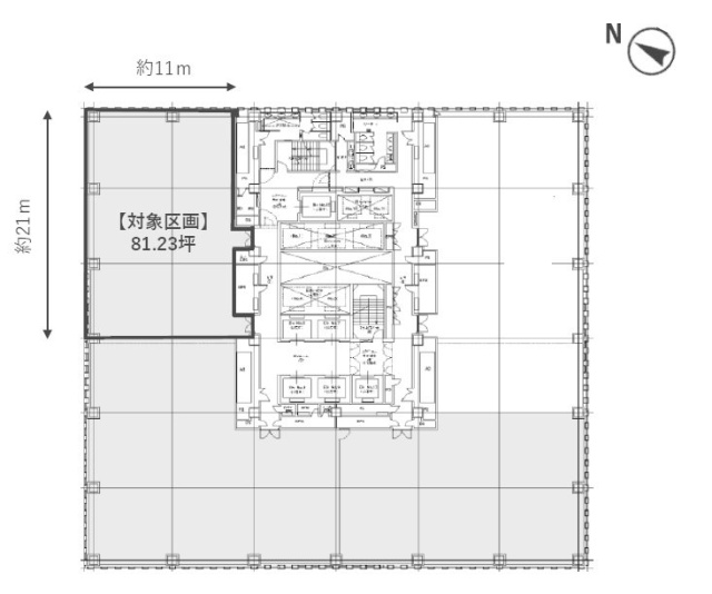 プルデンシャルタワー4F 間取り図