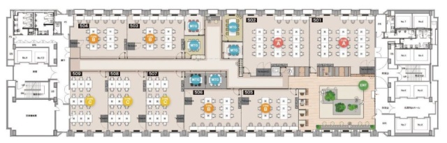 日比谷セントラルビル508 間取り図
