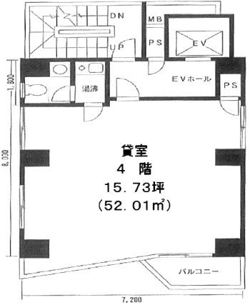 虎ノ門MKビル4F 間取り図