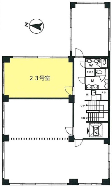 喜助内神田ビル23 間取り図