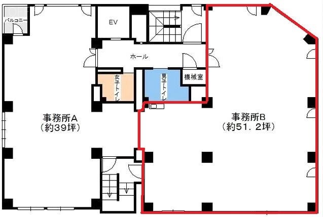 楠本第2ビルB 間取り図