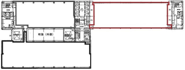 タイム24ビル東 間取り図