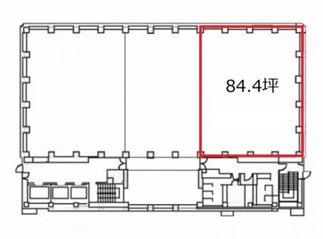 イタリア文化会館ビル3F 間取り図